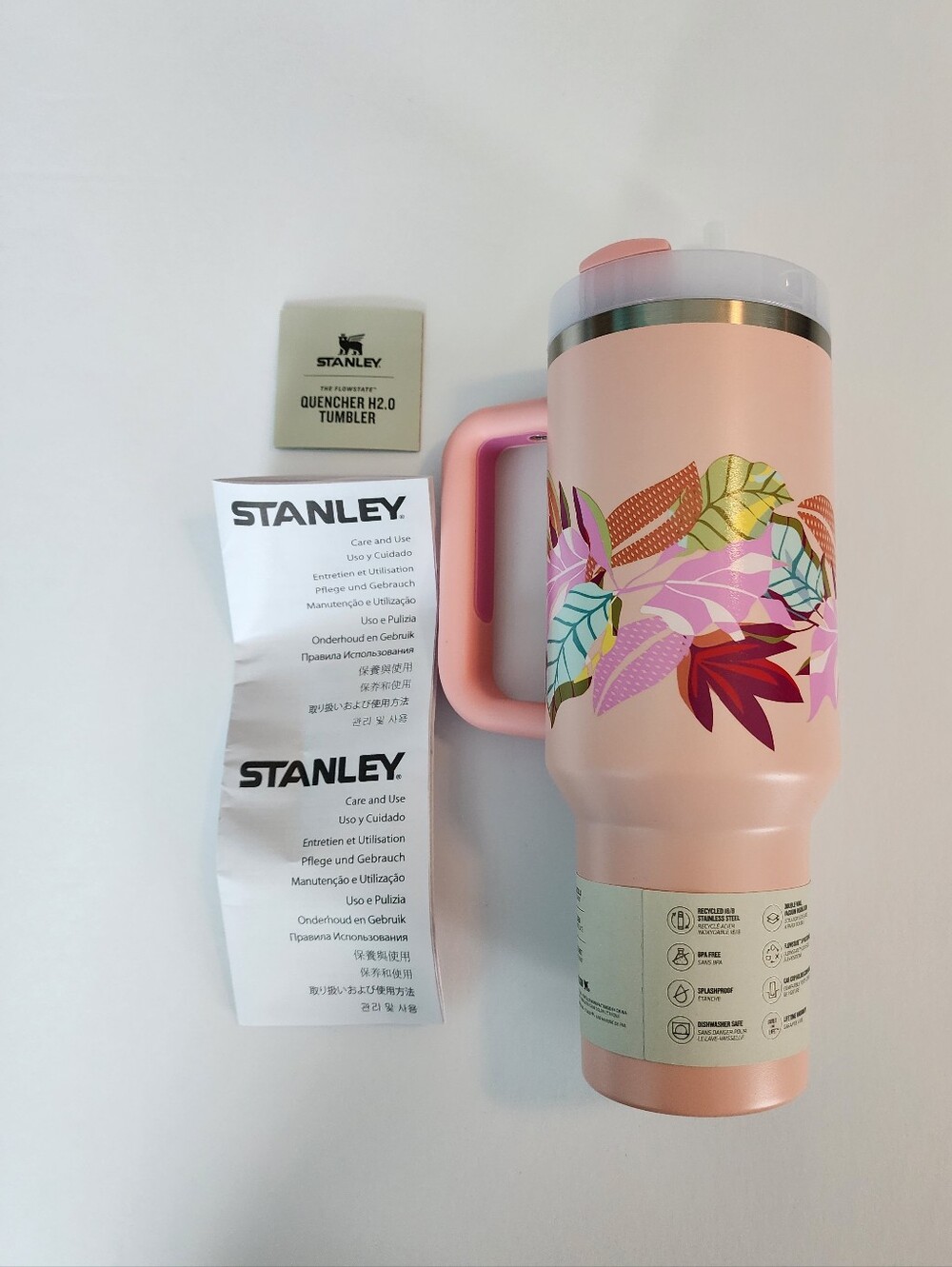 Stanley Mother's Day Collection Quencher 40 oz Tumbler Sorbet Tropic - Picture 4 of 9